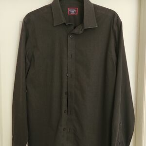 UNTUCKit Black Dress Shirt Long Sleeve